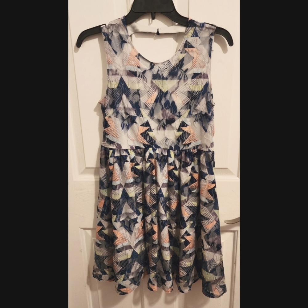 Geo Print Dress